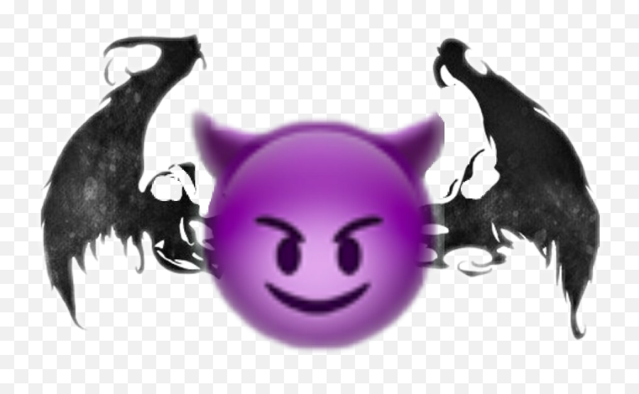 Demon Clipart Devil Emoji - Devil Emoji Png,Devil Emoji Png