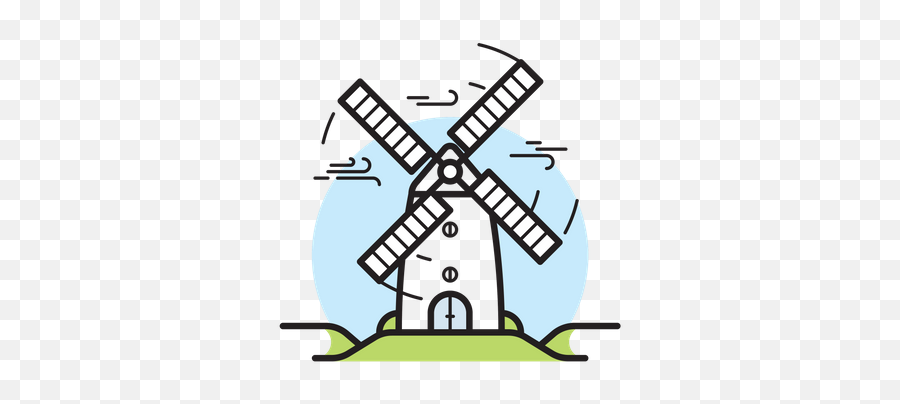 Best Premium Windmill Illustration Download In Png U0026 Vector - Windmill For A Logo,Windmill Icon Vector