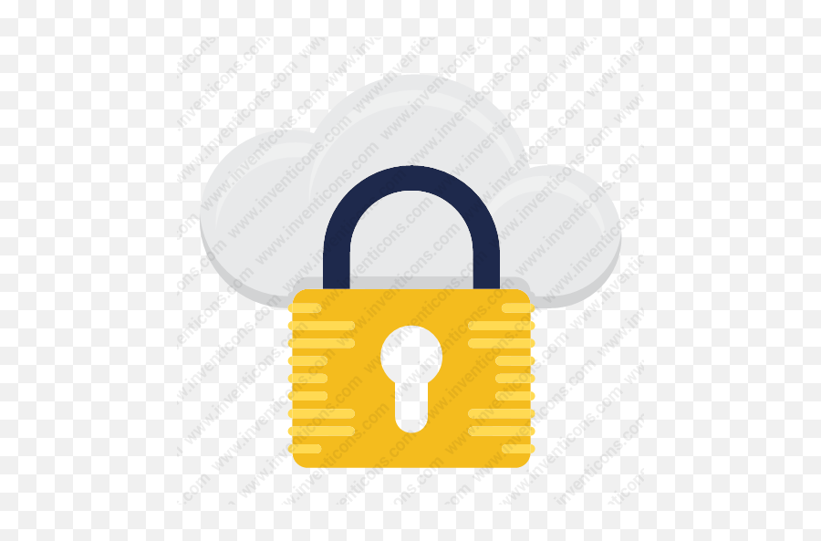 Download Cloud Security Vector Icon Inventicons - Za Png,Cloud Security Icon