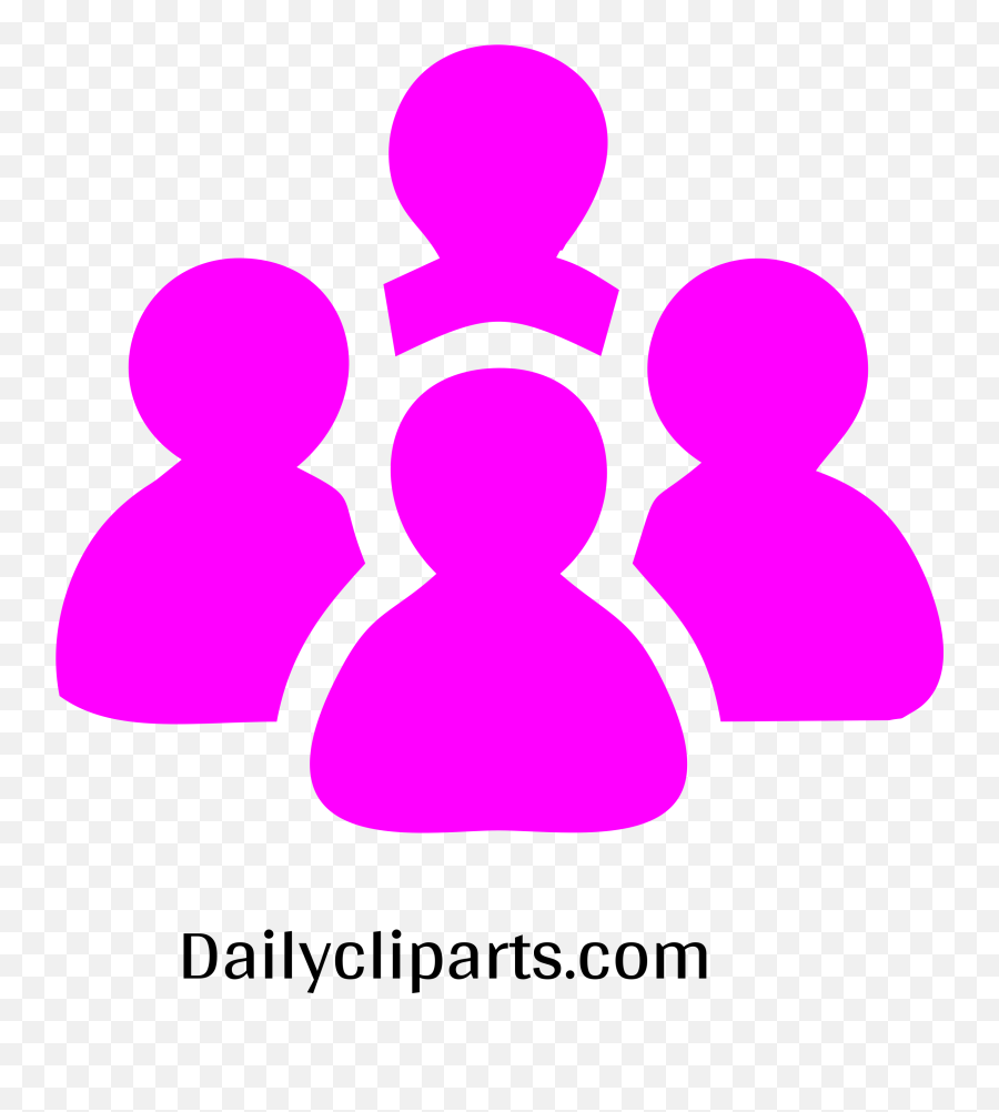 4 Female Employees Group Discussion Icon Image - Employee Group Icon Png,Employee Icon Images