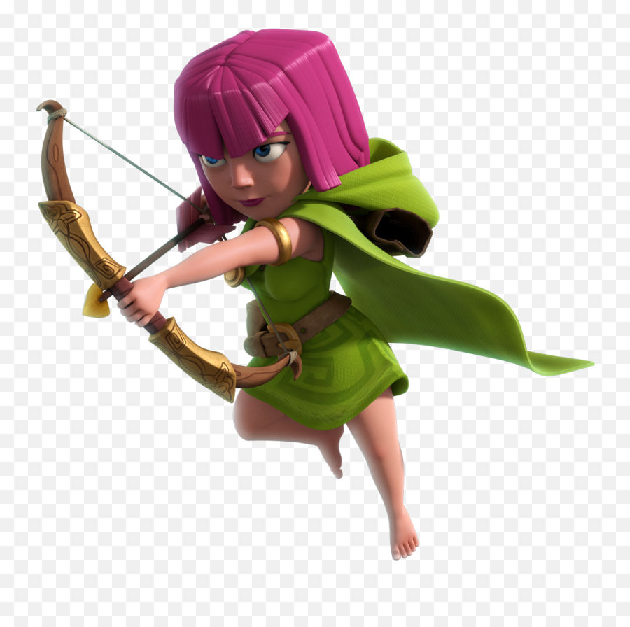Arquera Clash Of Clans Png Image - Clash Of Clans Level 1 Archer,Clash Of Clans Png