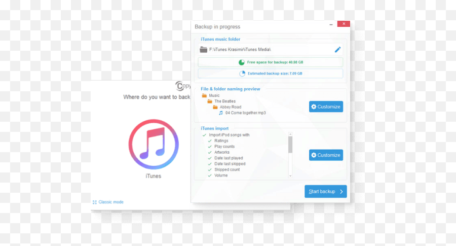 Copytrans Transfer Music From Iphone To Computer - Vertical Png,Itunes Icon Size