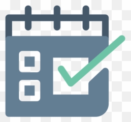 Calendar Month Office Schedule Wall - Transparent Icon Blue png
