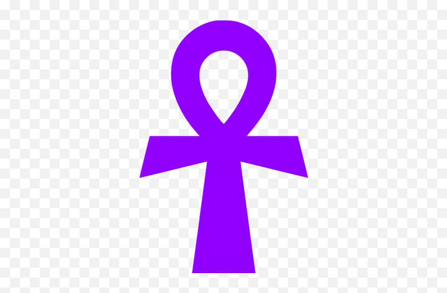 Violet Ankh Icon - Free Violet Civilization Icons Cross Png,Ankh Png