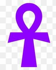 Violet Ankh Icon - Free violet civilization icons Cross png