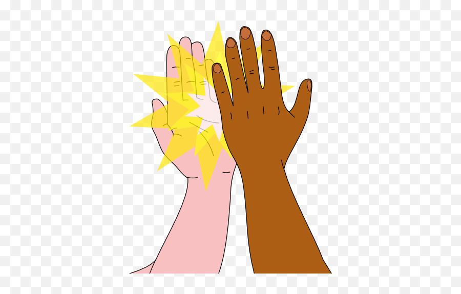High Five By Pandark - Hand High Five Clipart Png,High Five Png