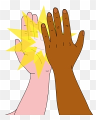 High Five By Pandark - Hand High Five Clipart Png,High Five Png