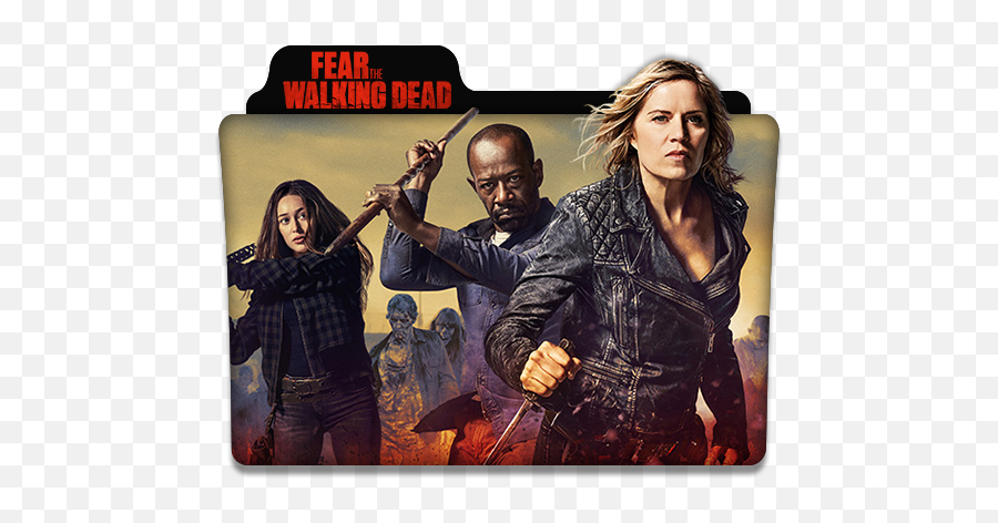 Fear The Walking Dead Folder Icon 2015 - Designbust Fear The Walking Dead Icon Png,F.e.a.r Icon