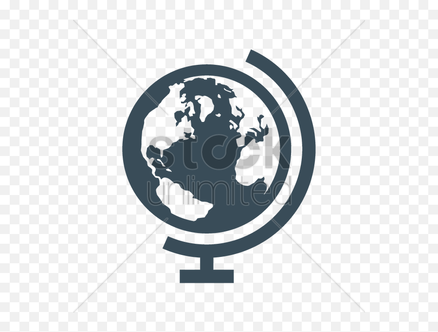 Globe Stand Icon Vector Image - 2005205 Stockunlimited Global Positioning System Icon Png,The World Icon