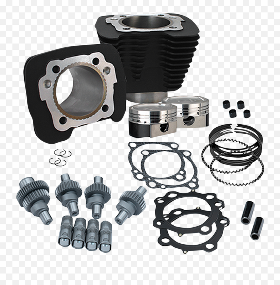 Su0026s Cycle Big Bore Black Hooligan Performance Kit For 2000 - 2020 Harley Sportster Xl Models With Bolton Parts 9100699 Hooligan Kit Png,Icon Hooligan