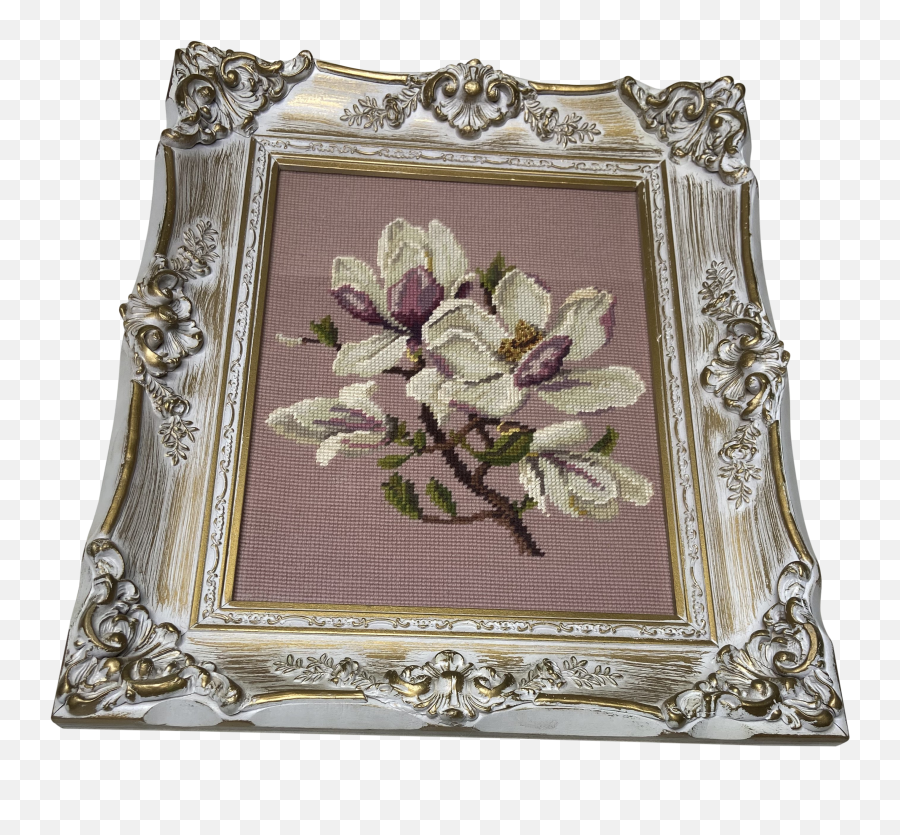 Vintage Mid - Century Victorian Style Picture Frame Picture Frame Png,Victorian Frame Png