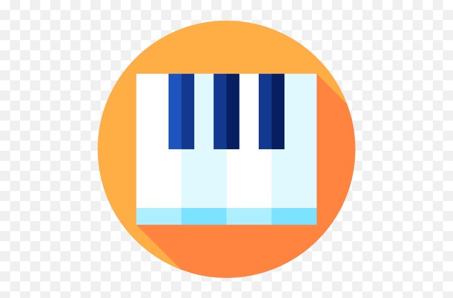 Keys Musical Instrument Piano Orchestra Keyboard Music - Piano Icon Round Png,Music Icon Keyboard
