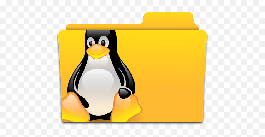 Folder Penguin Tux Icon - Linux Penguin Thank You Png,Tux Png