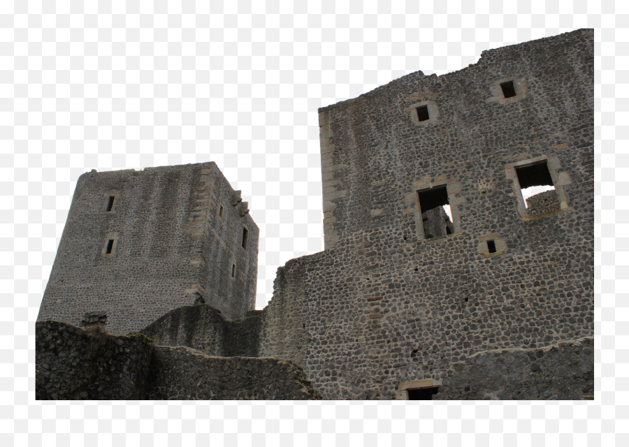 Download Hd Rye Castle Ruin - Castle Wall Png,Ruins Png