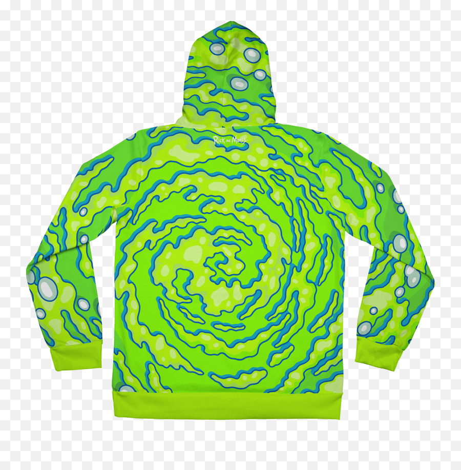 Neon Portal Hoodie L Electrothreads - Electro Threads Rick And Morty Neon Portal T Shirt Png,Rick And Morty Portal Png