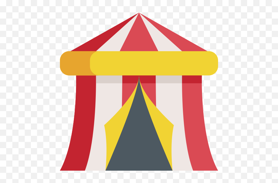 Circus Tent - Free Buildings Icons Graphic Design Png,Tent Png