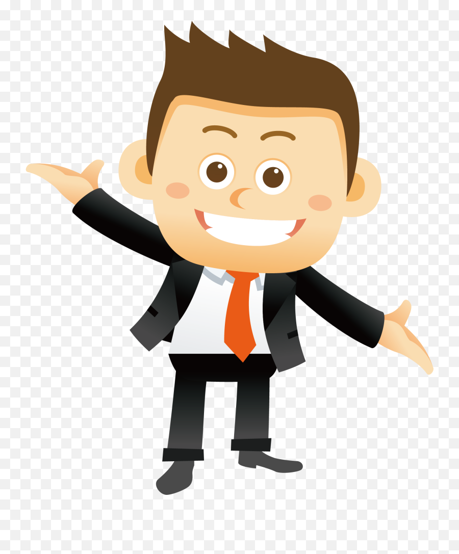 Animated Clipart Man Png - Animated Happy Person Png,Happy Man Png
