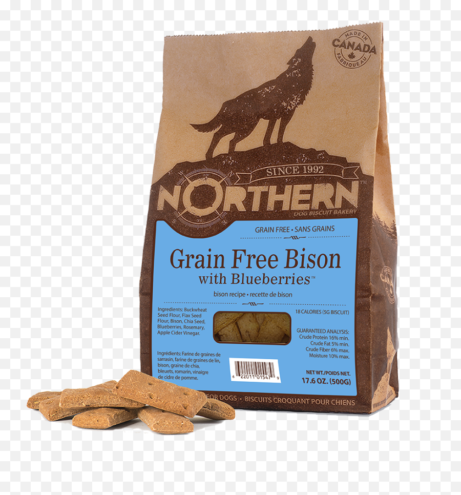 Bison With Blueberries 500g - Dog Treats Canada Png,Bison Png