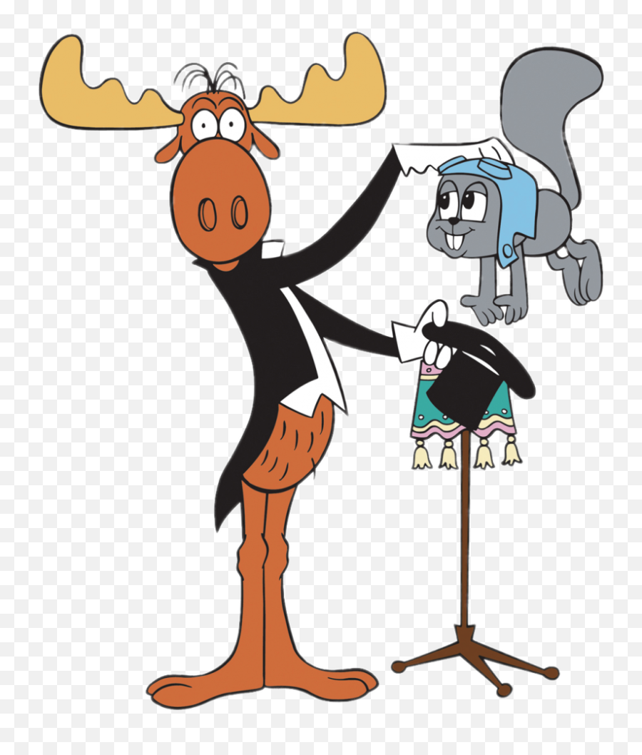 Rocky And Bullwinkle Magic Trick Png Image