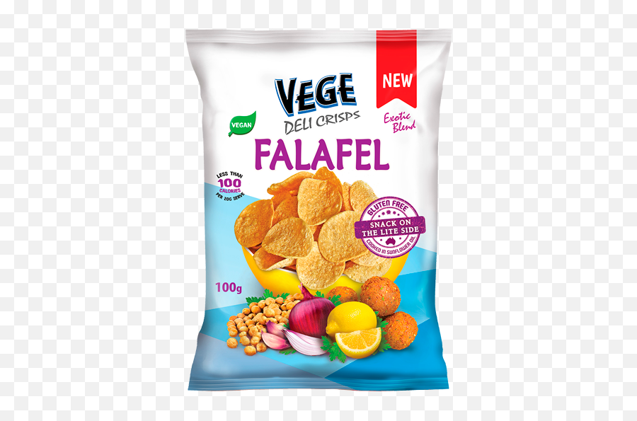 Delicrisps - Falafel Vege Chips Falafel Crisps Png,Falafel Png