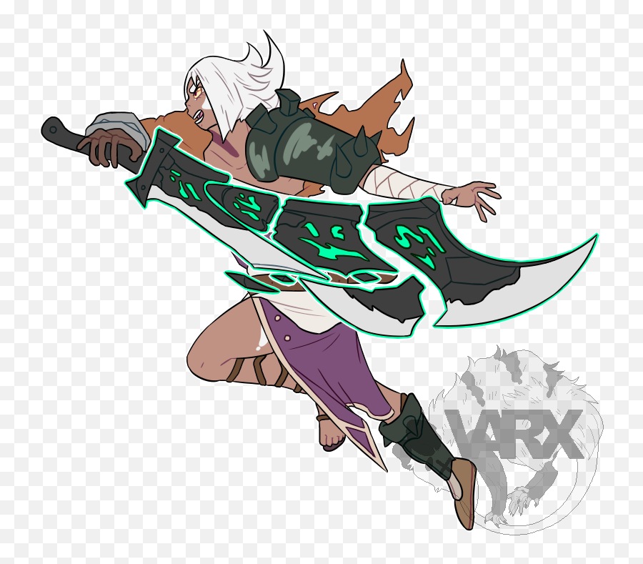 A Friend Commissioned Me To Draw Riven - Cartoon Png,Riven Png