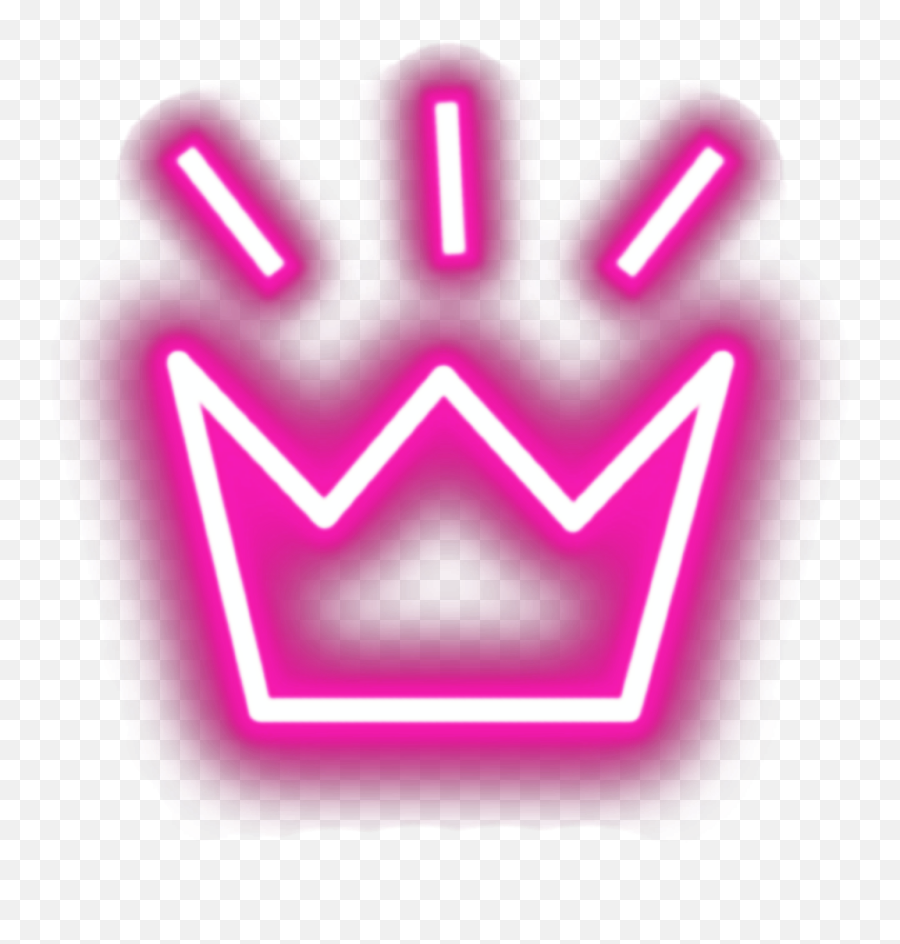 Neon Neonart Crown Glow - Sticker By Stoner Neon Crown Png,Pink Crown Png