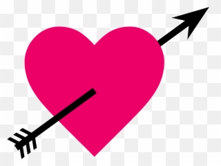 Library Of Heart Arrow Clip Png Files Clipart Art - Heart Arrow Transparent Background
