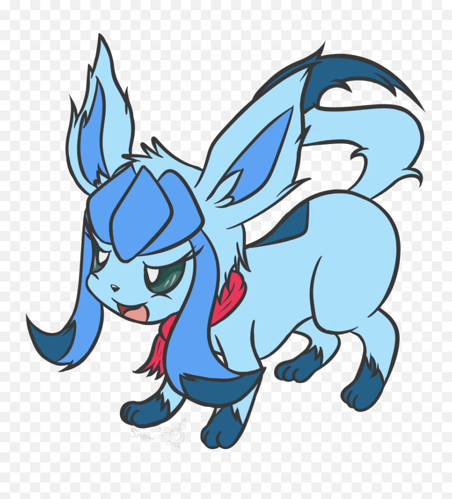 Image Glaceon Transparent Drawing - Glaceon Png,Glaceon Png