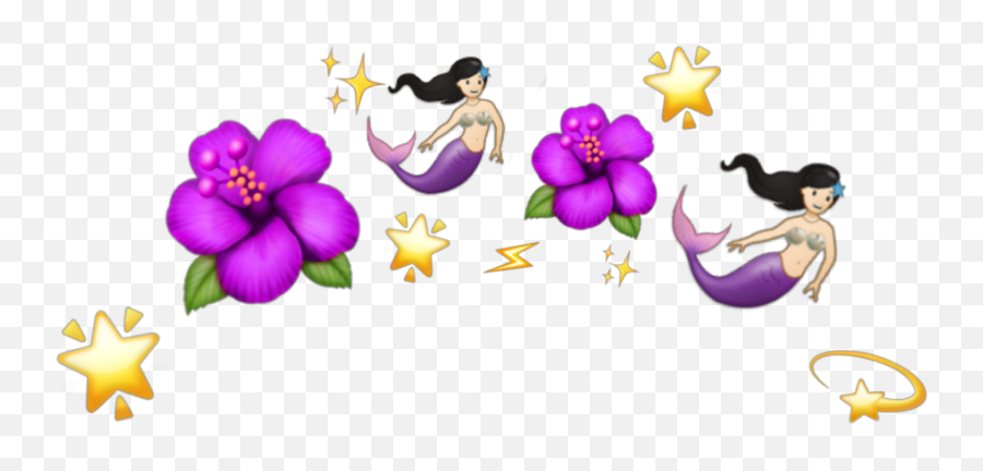 Crown - Emoji Flower Crown Png,Purple Emoji Png