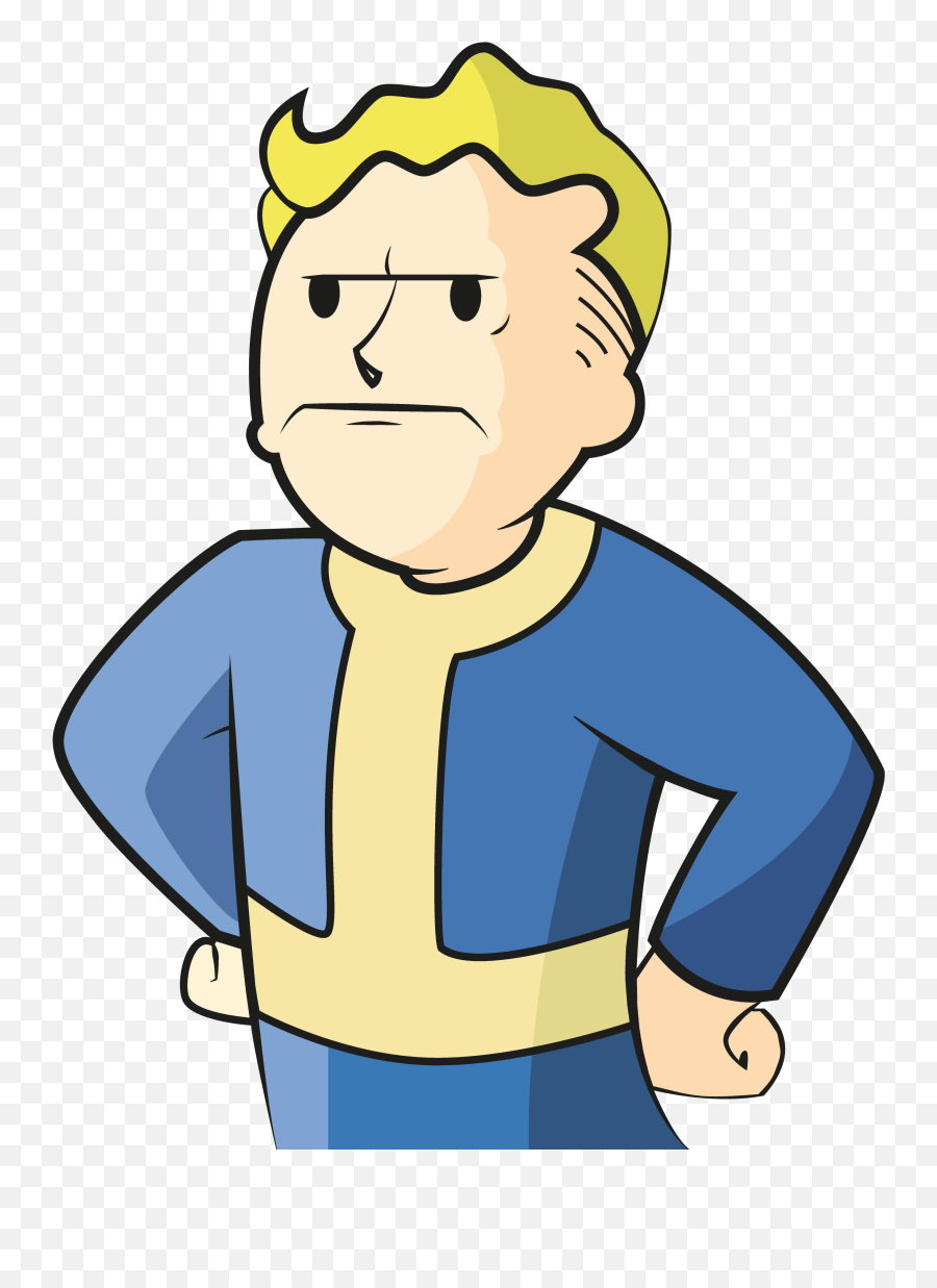 Clip Art Free Library Generous Person - Fallout Angry Vault Boy Png,Fallout 76 Png