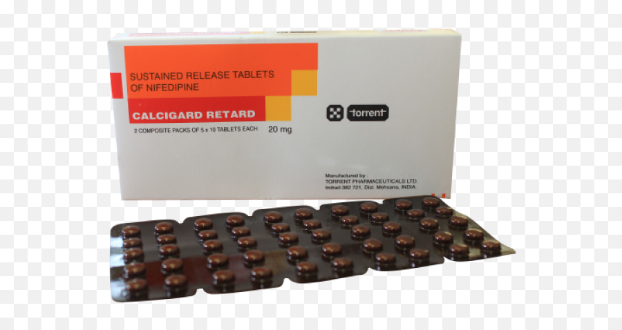 Calcigard Retard Tablet 20mg 100u0027s Pan Malayan - Box Png,Retard Png