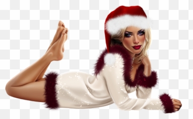 Download Hd Christmas Femme Psp Tube Png Transparent - Tubes Png Christmas Femme,Psp Png
