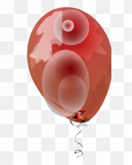 Red Balloon Png Svg Clip Art For Web - Illustration