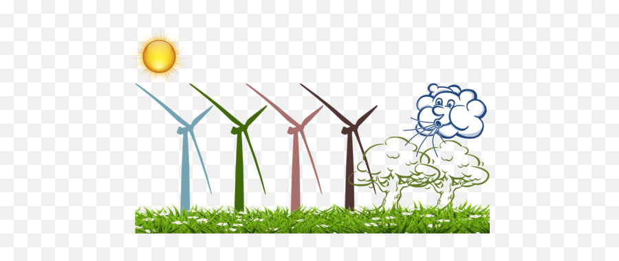 Wind Energy - Wind Turbine Clip Art Png,Wind Turbine Png