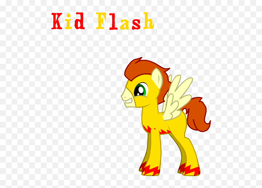 Kid Flash As A Poni Pony - Justicia Joven Foto 34210490 Chico Flash Justicia Joven Png,Kid Flash Png