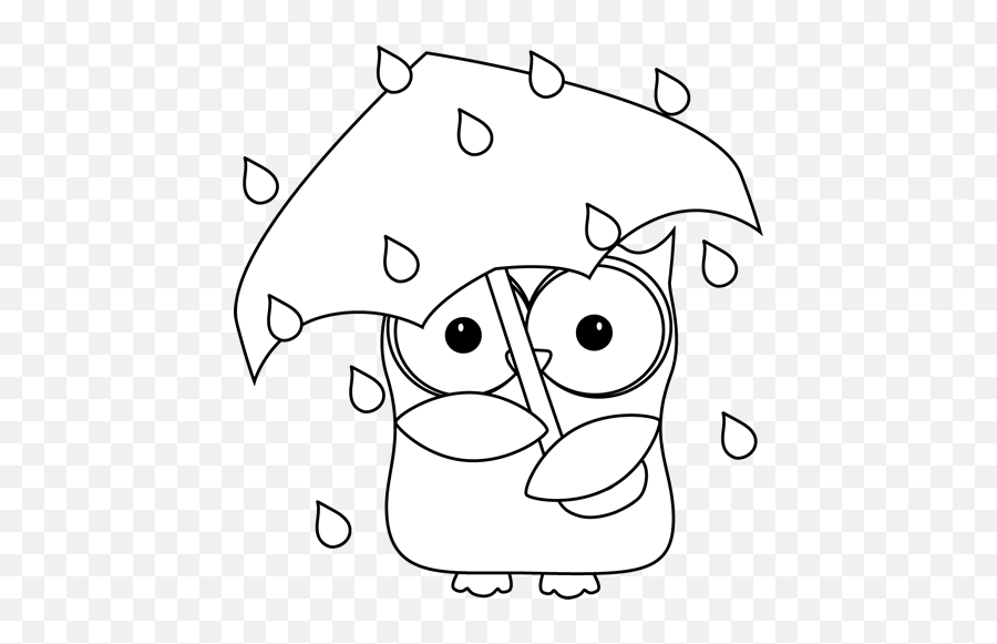 Frog Cute Owl Clipart Black And White Ow 435301 - Png Clip Art Black And White The Weather,Owl Clipart Png