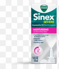 Sinex Severe Moisturizing Ultra Fine Mist - Vicks png