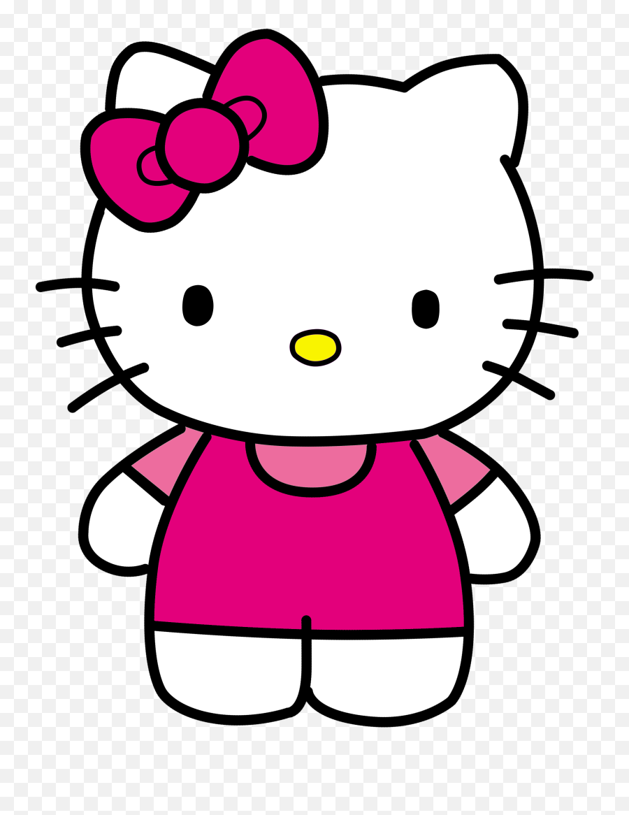 Hello Kitty Png Pink Transparent - Clip Art Hello Kitty - free