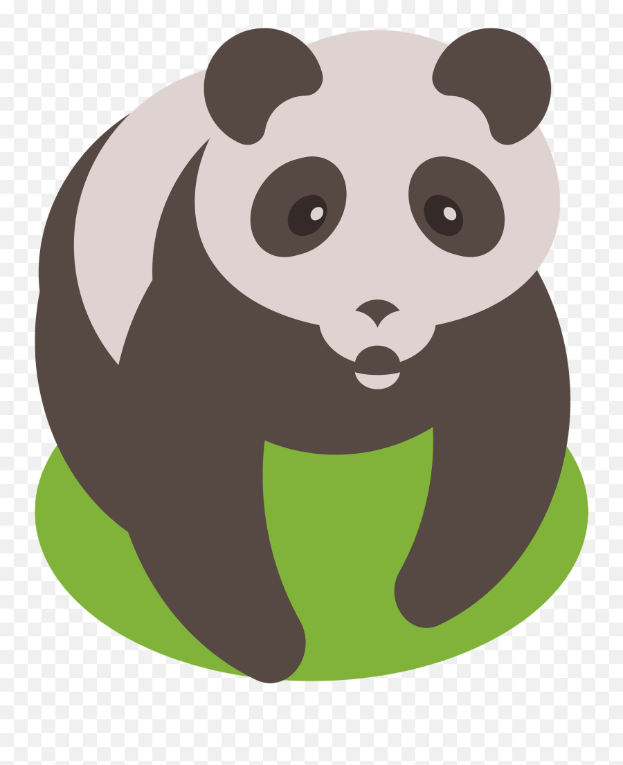 Panda Clipart Free Download Transparent Png Creazilla - Dot,Panda Face Png