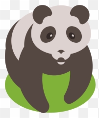 Panda Clipart Free Download Transparent Png Creazilla - Dot,Panda Face Png