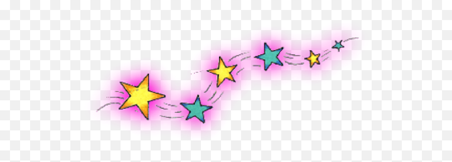 Cute Star Png - Shooting Star Clipart Cute Stars Clipart Girly,Stars Clipart Transparent