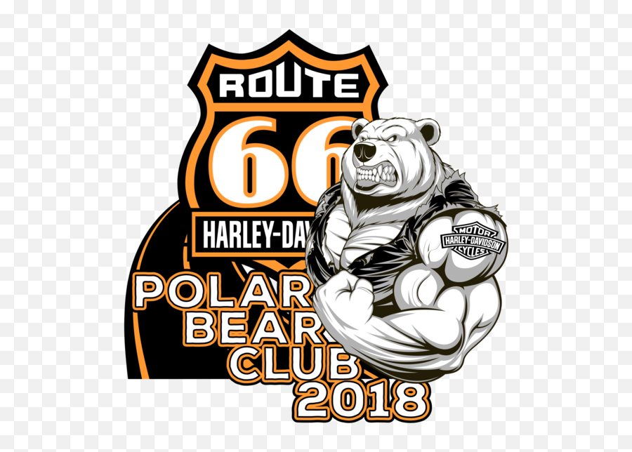 Harley Logo - Harley Davidson Polar Bear Run Png,Harley Logo Png
