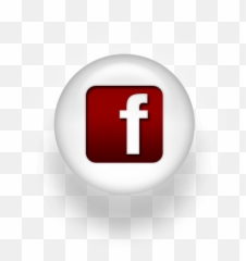 Red And White F Logo - Red White Facebook Icon Png,White Facebook Logo Png