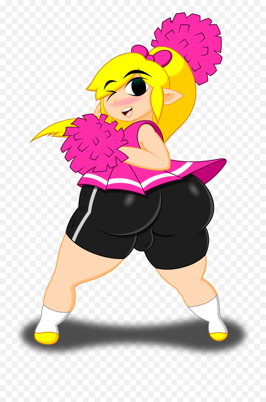 Cheerleader Link By Kaizomartin Legend Of Zelda Toon Link Thicc Png Toon Link Transparent Free Transparent Png Images Pngaaa Com - thicc brawl stars