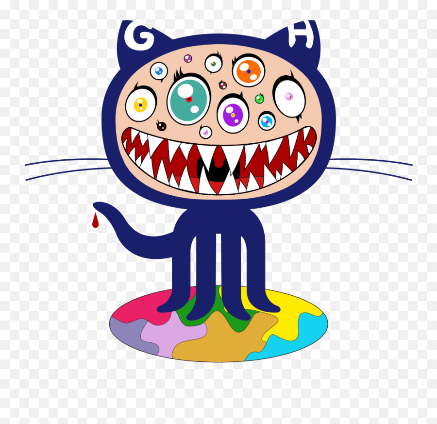 Github Octocat Png Transparent Octocatpng Images - Github Cats,Github Logo Transparent