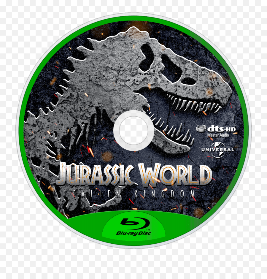 Download Fallen Kingdom Bluray Disc - Optical Disc Png,Jurassic World Fallen Kingdom Logo Png
