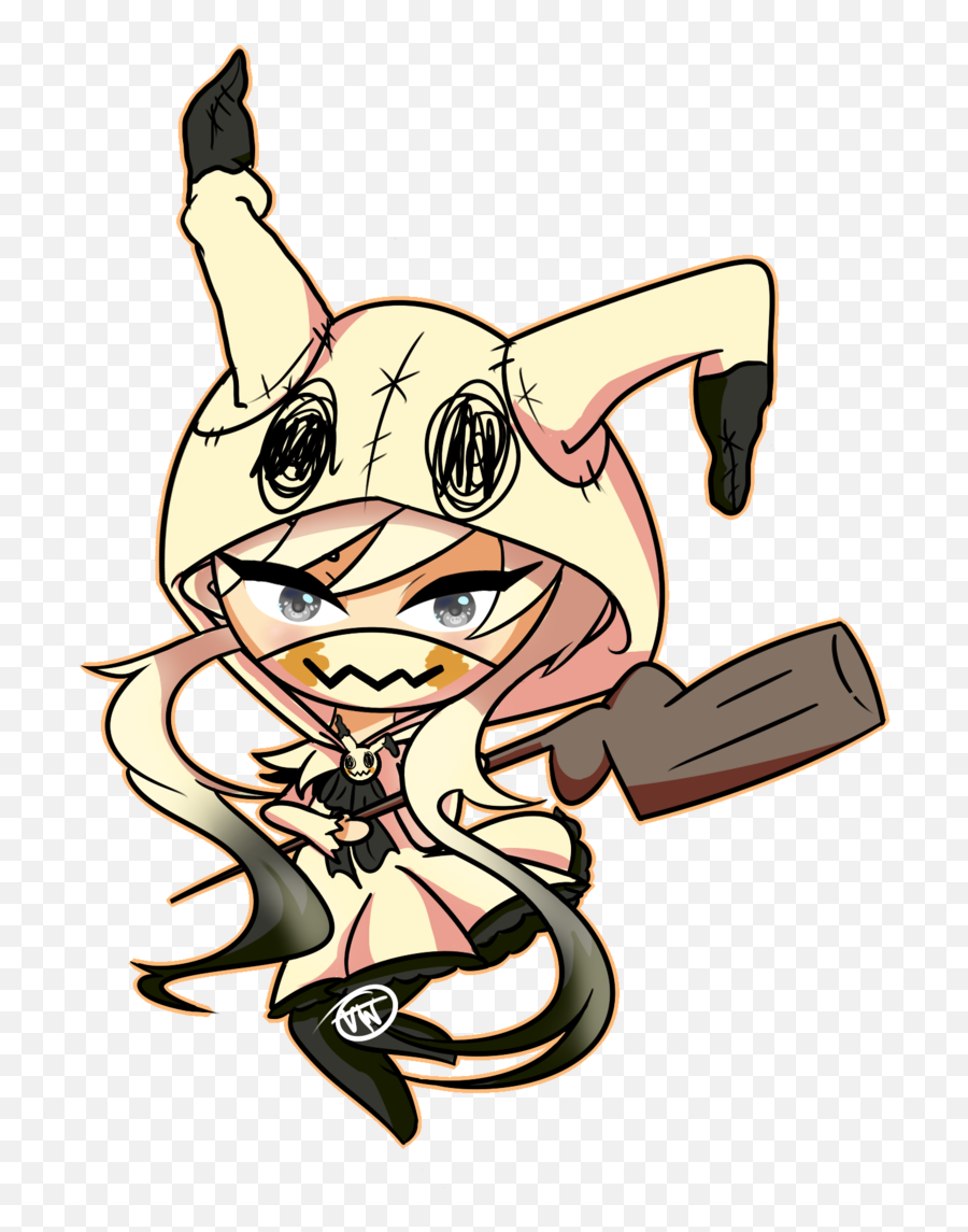 Mimikyu Human Girl Transparent Png - Mimikyu As A Human,Mimikyu Transparent