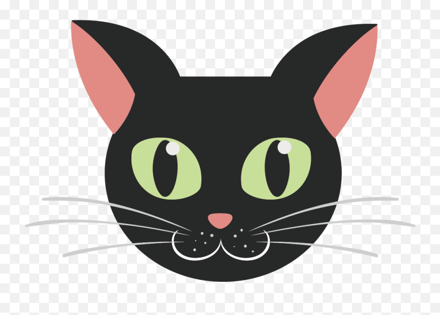 Black Cat Kitten - Cartoon Cat Face Png Download 1000672 Mos Def True Magic,Transparent Cat