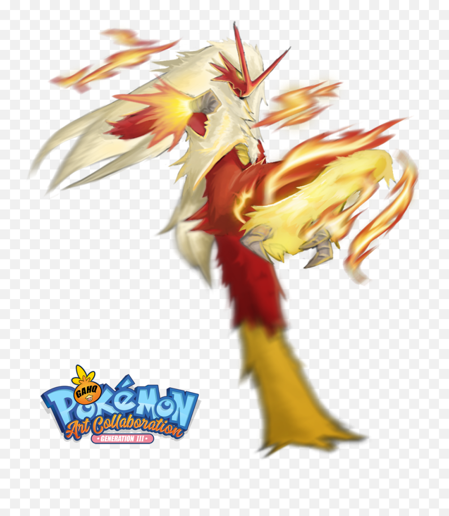 Pokemon Generation Iii Art Tribute - Blaziken Art Png,Blaziken Png