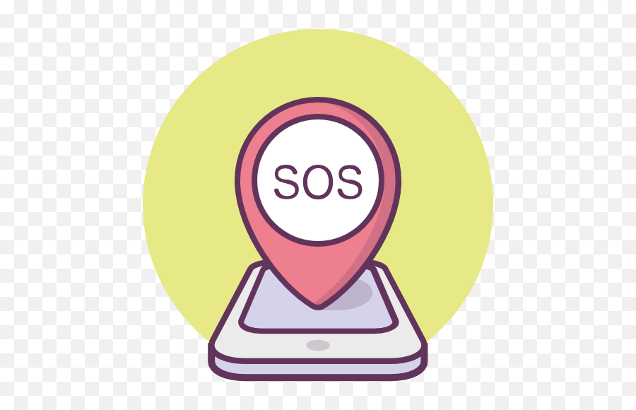 Location Sos Point Help Free Icon Of Vol5 Icons - Sos Location Marker Icon Png,Location Point Icon